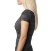 Next Level Women's Dark Gray Burnout Tee