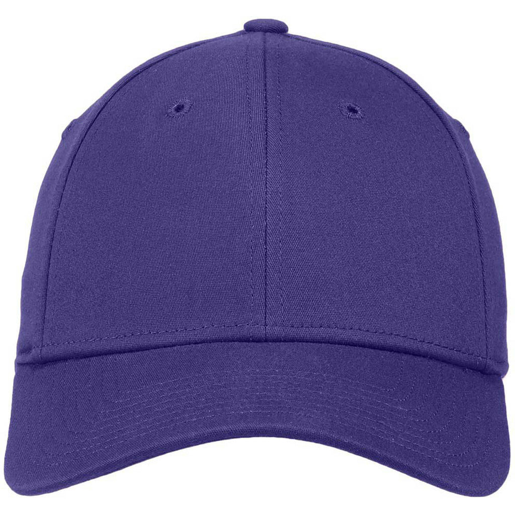 New Era 39THIRTY Purple Structured Stretch Cotton Cap