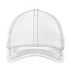 New Era 39THIRTY White/Black Stretch Mesh Contrast Stitch Cap