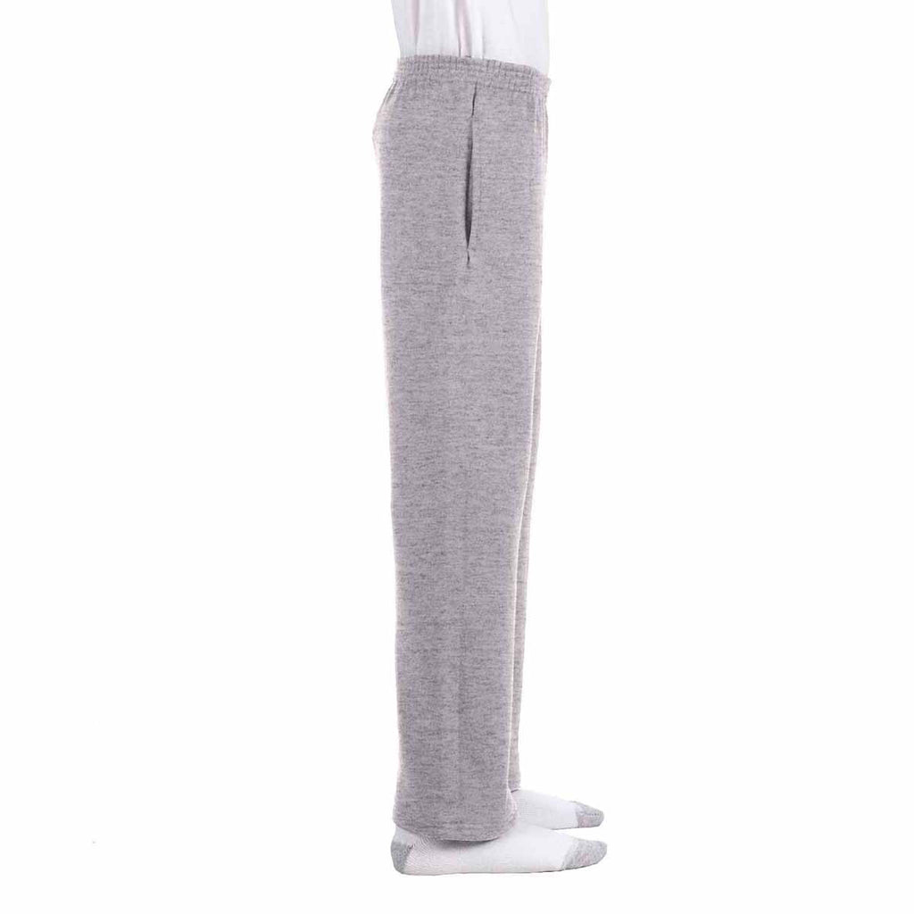 Champion Youth Light Steel Eco 9-Ounce Open-Bottom Fleece Pant