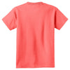 Port & Company Youth Neon Coral Pigment-Dyed Tee