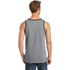 Port & Company Men's Athletic Heather/Jet Black Core Cotton Tank Top