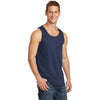 Port & Company Men's Navy Core Cotton Tank Top