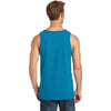 Port & Company Men's Neon Blue Core Cotton Tank Top