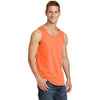 Port & Company Men's Neon Orange Core Cotton Tank Top