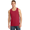 Port & Company Men's Red Core Cotton Tank Top