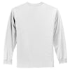 Port & Company Men's White Tall Long Sleeve Essential Tee