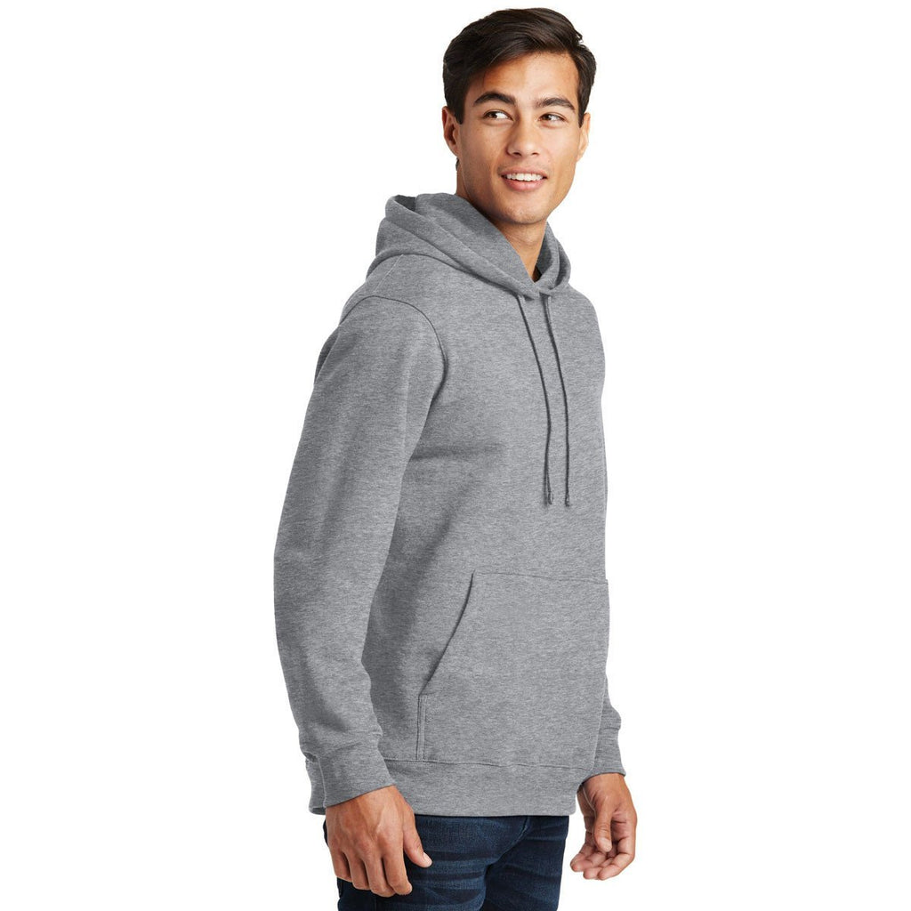 Port & Company Men's Athletic Heather Fan Favorite Fleece Pullover Hooded Sweatshirt