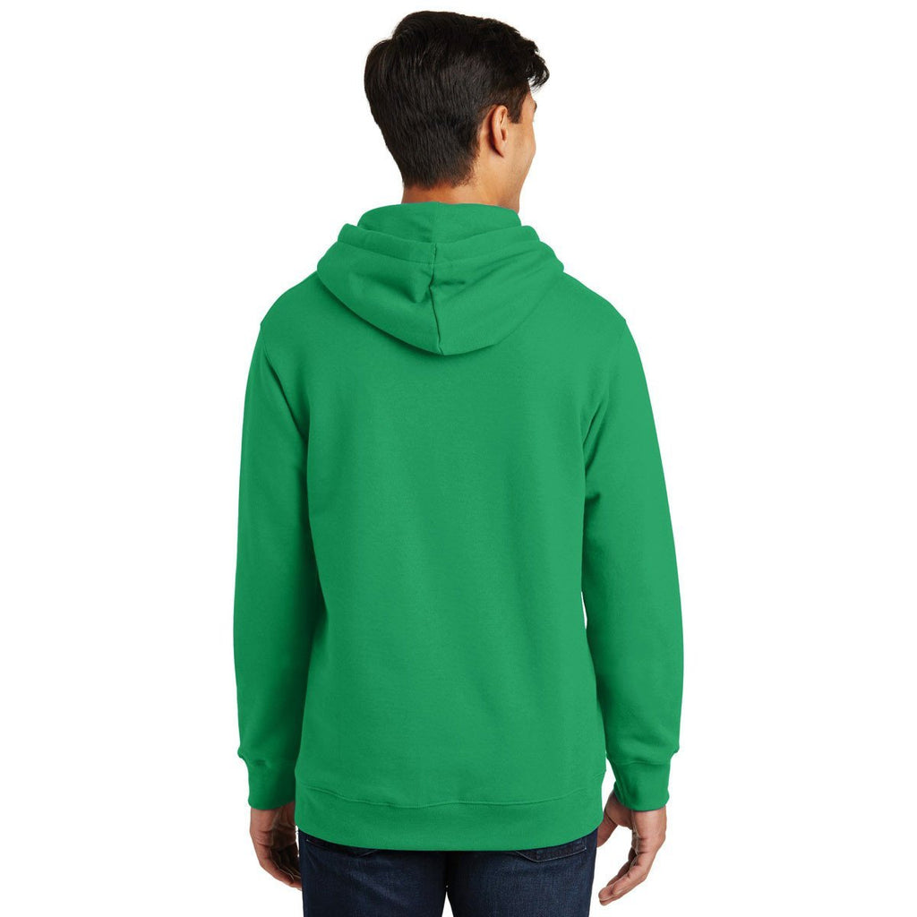 Port & Company Men's Athletic Kelly Fan Favorite Fleece Pullover Hooded Sweatshirt