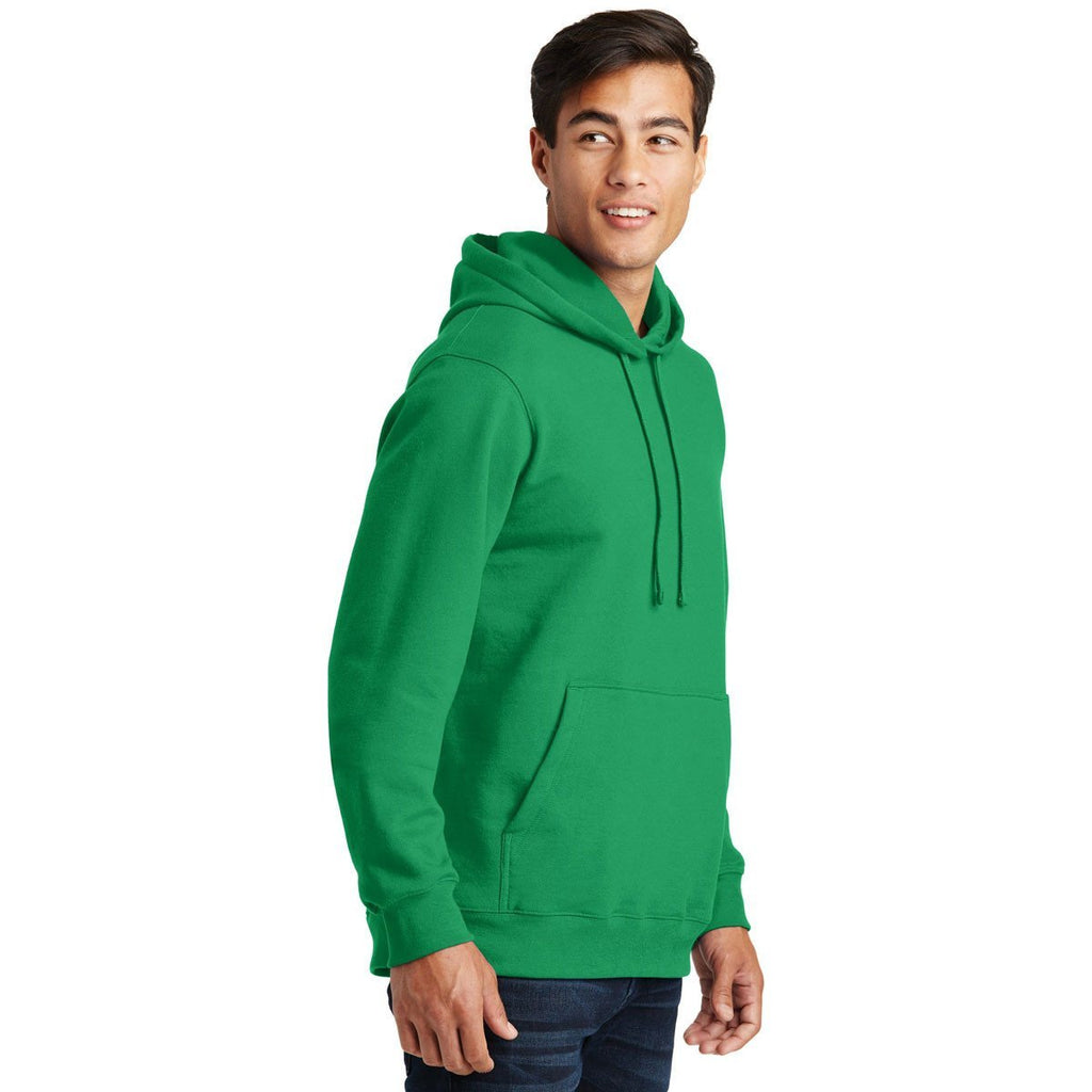 Port & Company Men's Athletic Kelly Fan Favorite Fleece Pullover Hooded Sweatshirt