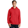 Port & Company Men's Bright Red Fan Favorite Fleece Pullover Hooded Sweatshirt