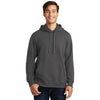 Port & Company Men's Charcoal Fan Favorite Fleece Pullover Hooded Sweatshirt