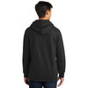 Port & Company Men's Jet Black Fan Favorite Fleece Pullover Hooded Sweatshirt