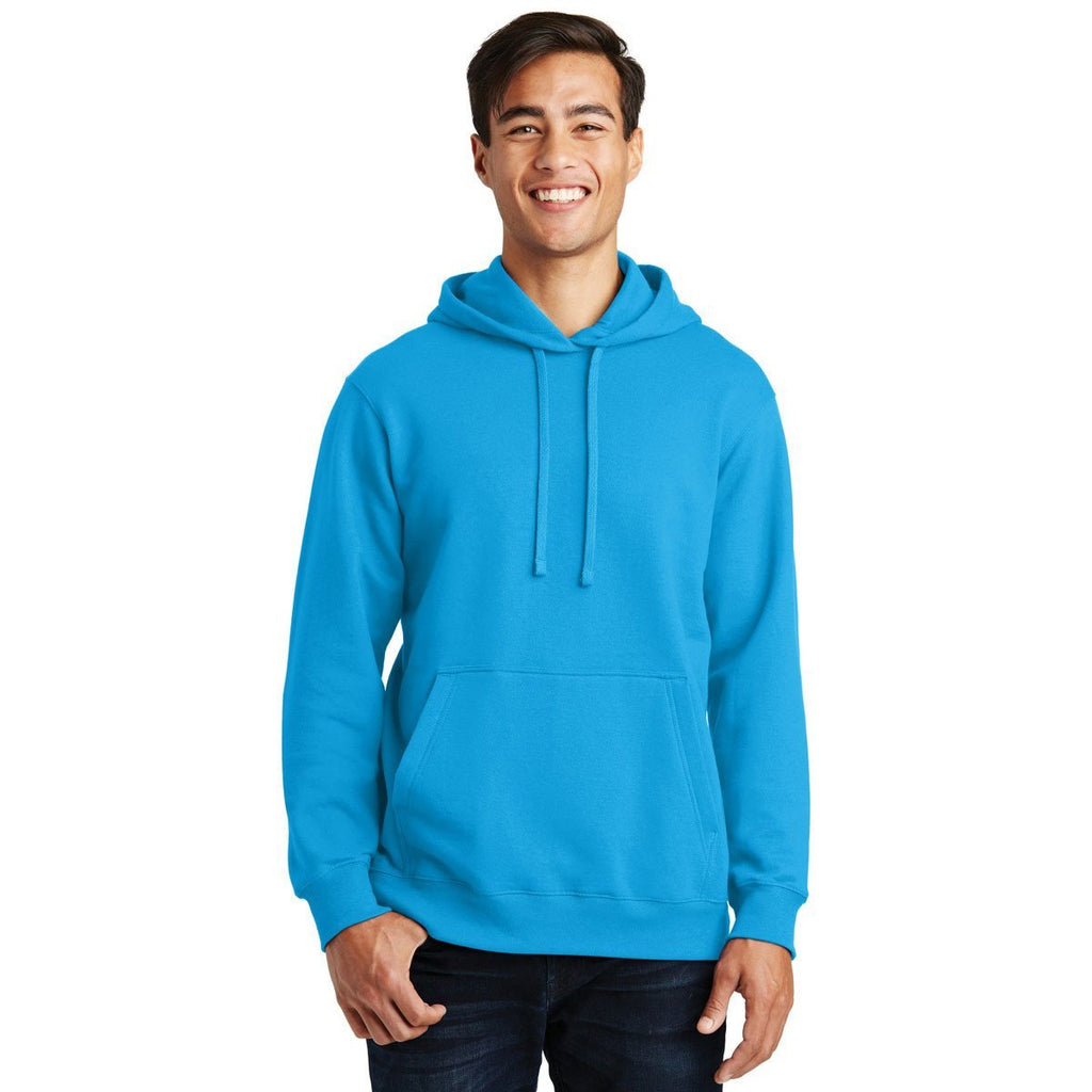 Port & Company Men's Sapphire Fan Favorite Fleece Pullover Hooded Sweatshirt