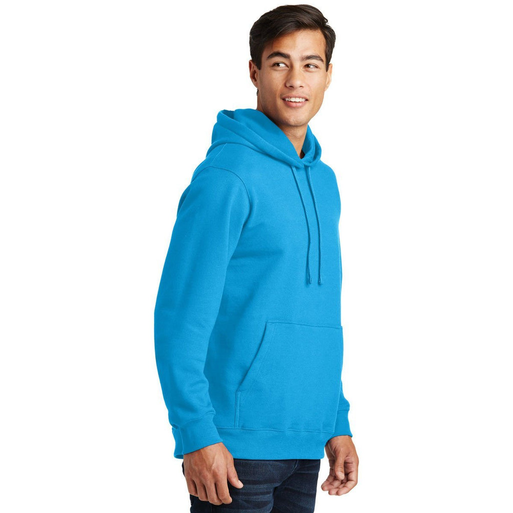 Port & Company Men's Sapphire Fan Favorite Fleece Pullover Hooded Sweatshirt