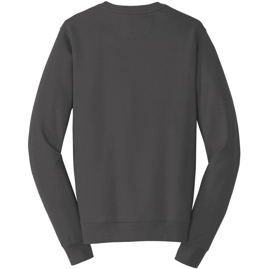 Port & Company Men's Charcoal Fan Favorite Fleece Crewneck Sweatshirt