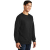 Port & Company Men's Jet Black Fan Favorite Fleece Crewneck Sweatshirt