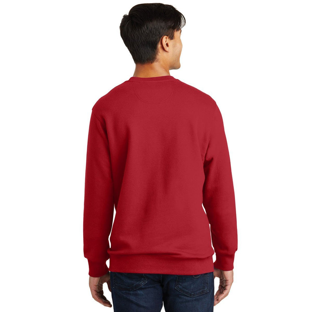 Port & Company Men's Team Cardinal Fan Favorite Fleece Crewneck Sweatshirt