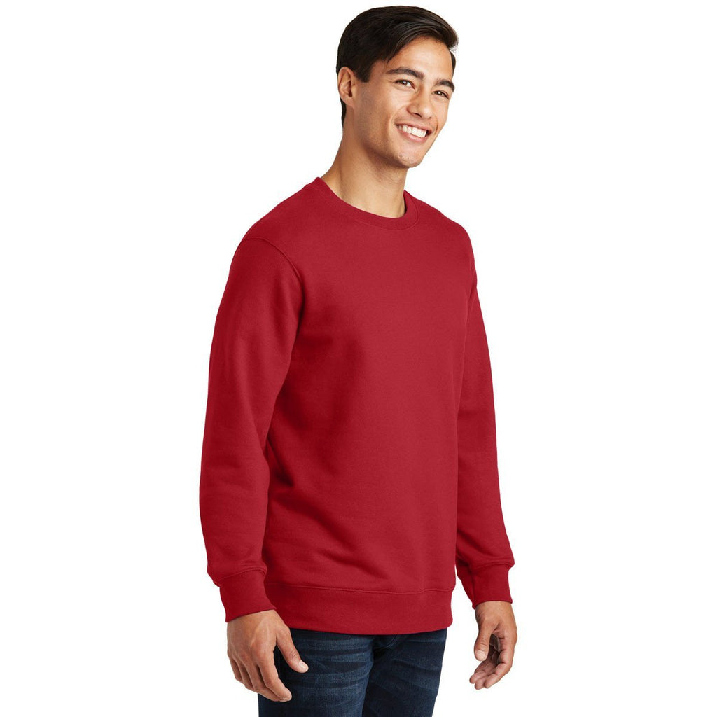 Port & Company Men's Team Cardinal Fan Favorite Fleece Crewneck Sweatshirt