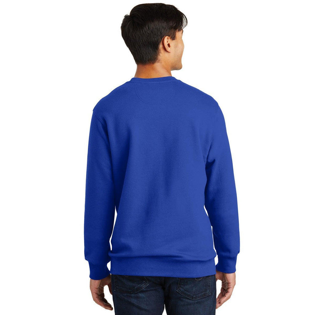 Port & Company Men's True Royal Fan Favorite Fleece Crewneck Sweatshirt