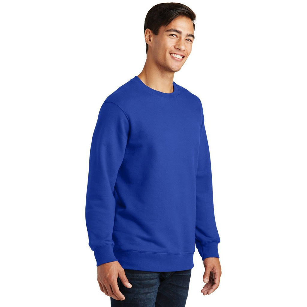 Port & Company Men's True Royal Fan Favorite Fleece Crewneck Sweatshirt