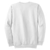 Port & Company Men's White Tall Essential Fleece Crewneck Sweatshirt