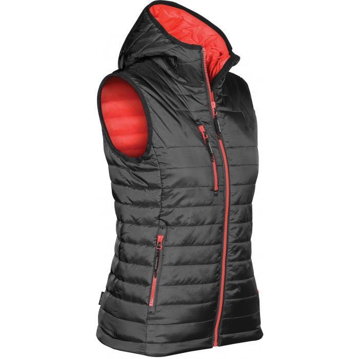 Stormtech Women's Black/True Red Gravity Thermal Vest