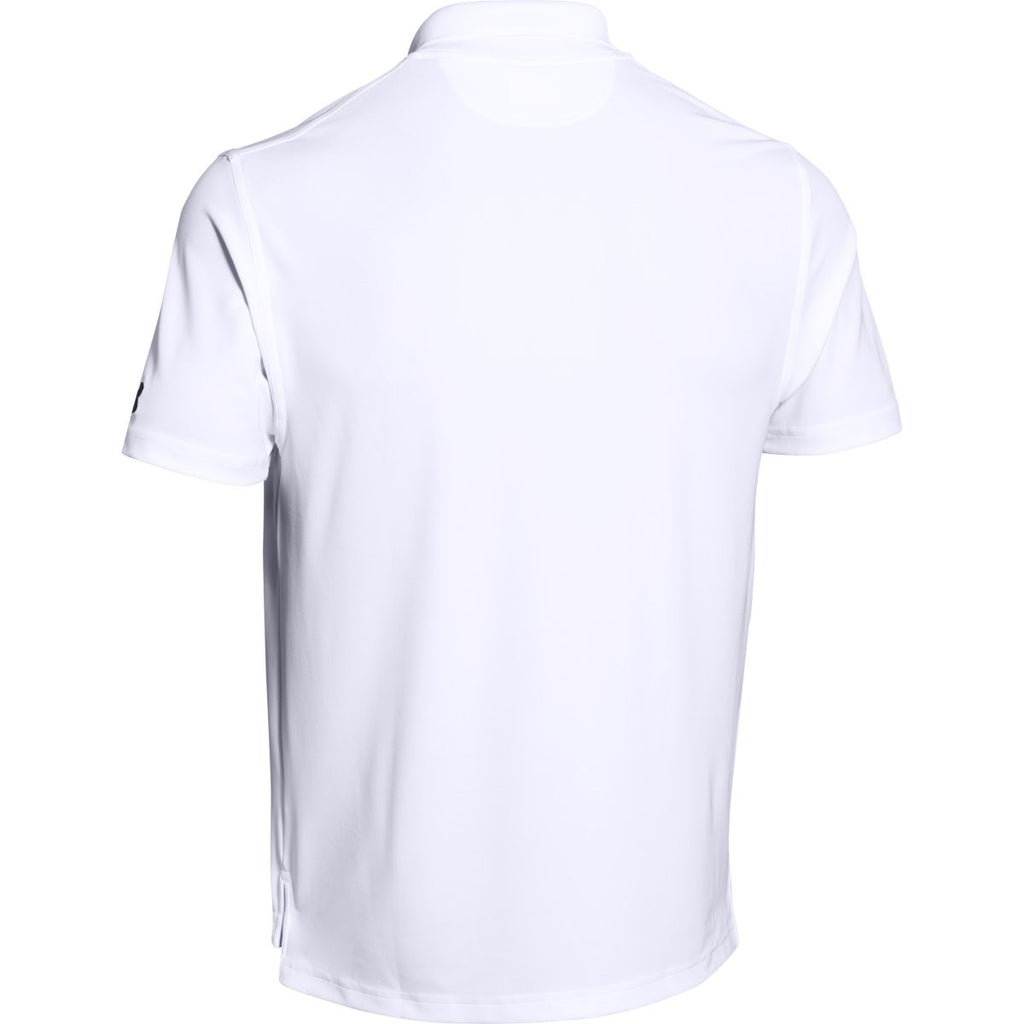 Under Armour Corporate Men's White Performance Polo