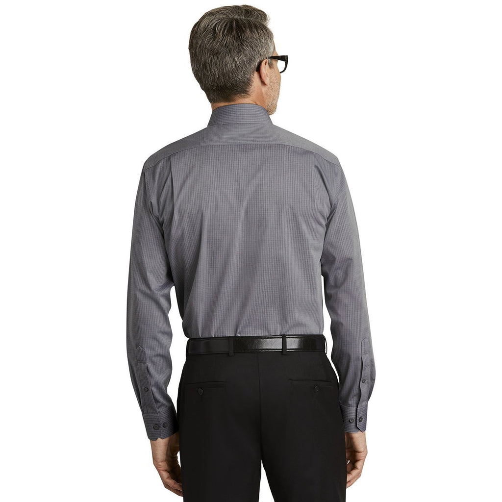 Red House Men's Navy Graph Check Non-Iron Shirt