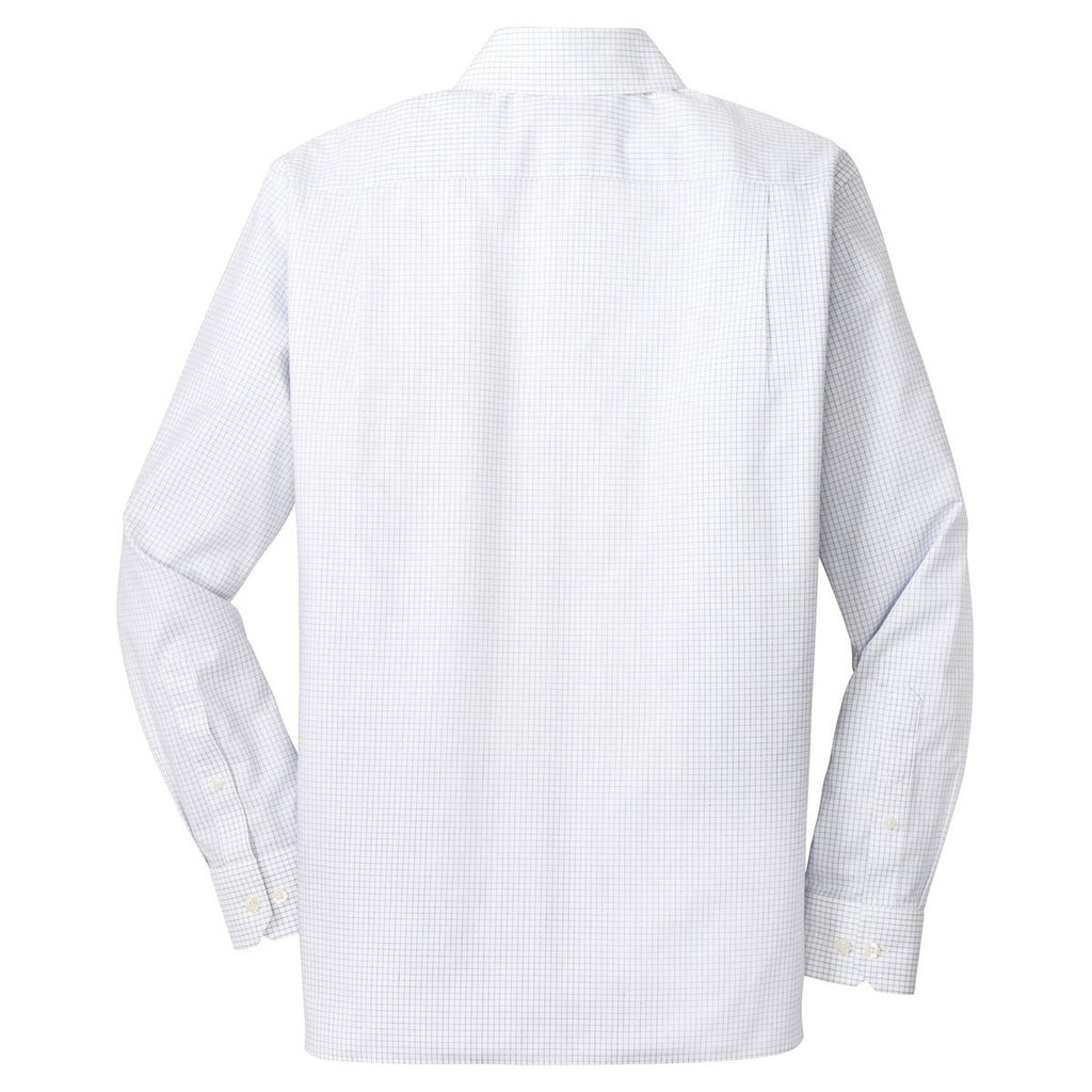 Red House Men's White Graph Check Non-Iron Shirt