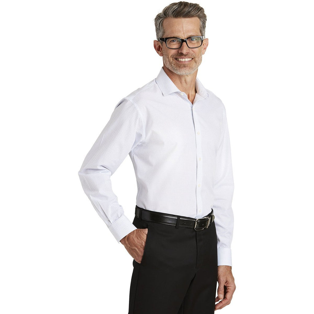 Red House Men's White Graph Check Non-Iron Shirt