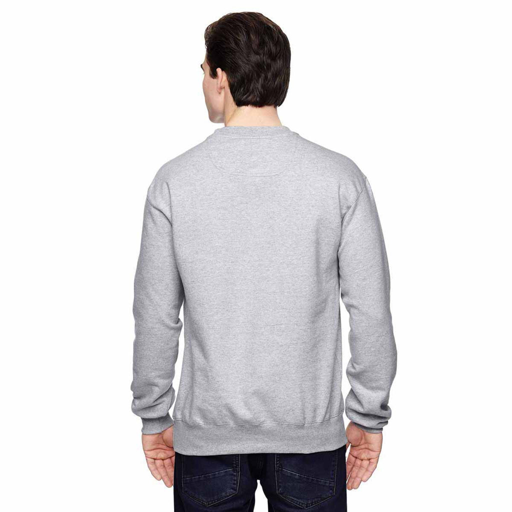 Champion Men's Athletic Heather for Team 365 Cotton Max 9.7-Ounce Crew
