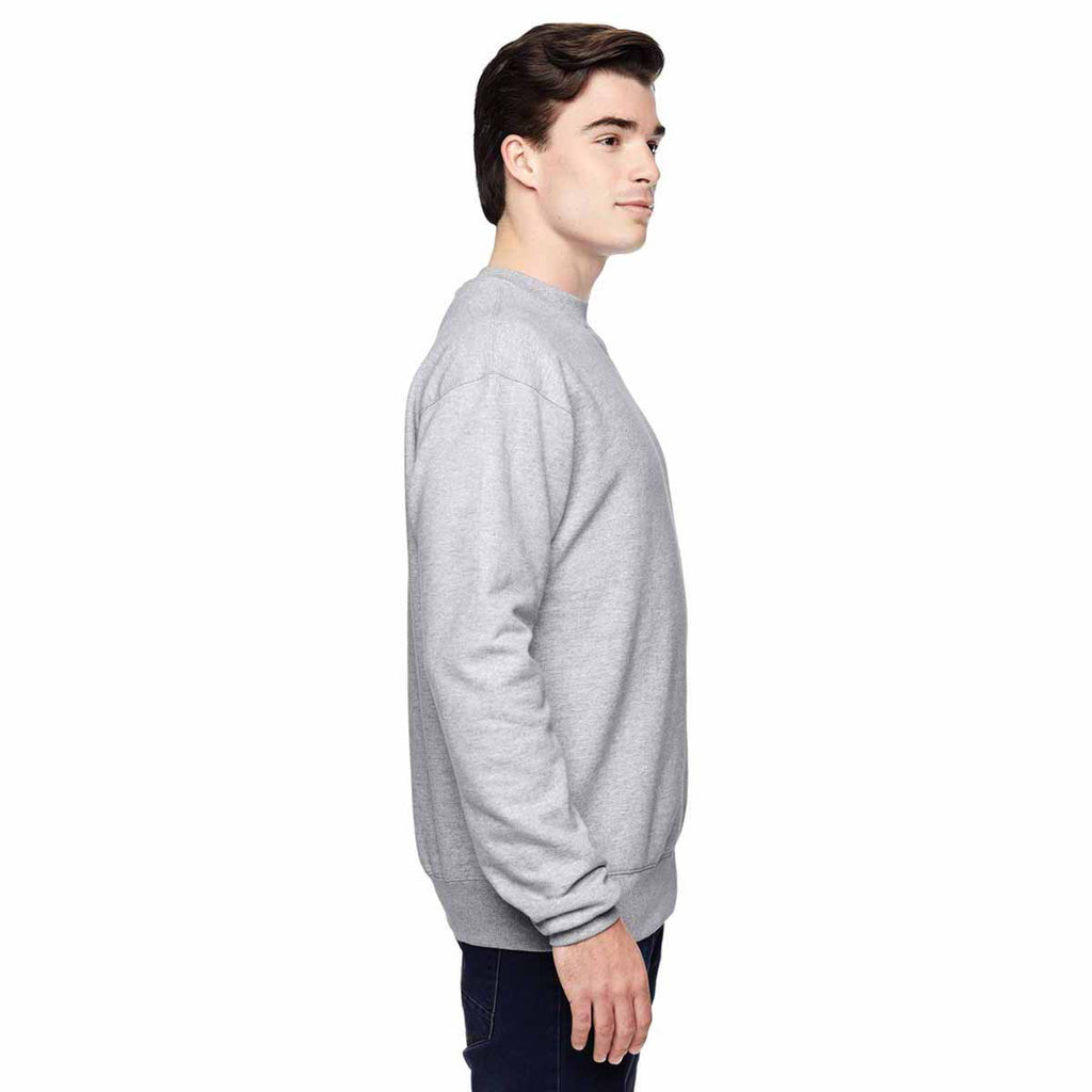 Champion Men's Athletic Heather for Team 365 Cotton Max 9.7-Ounce Crew