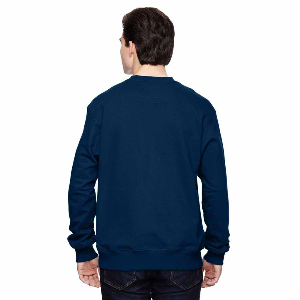 Champion Men's Sport Dark Navy for Team 365 Cotton Max 9.7-Ounce Crew