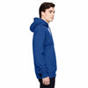 Champion Men's Sport Royal/Athletic Heather for Team 365 Cotton Max 9.7-Ounce Pullover Hood