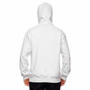 Champion Men's White Heather for Team 365 Cotton Max Fleece Quarter-Zip Hood