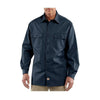 Carhartt Men's Navy Twill Long Sleeve Work Shirt