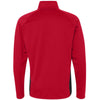 Champion Men's Scarlet/Black Performance 5.4-Ounce Colorblock Quarter-Zip Jacket