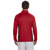 Champion Men's Scarlet/Black Performance 5.4-Ounce Colorblock Quarter-Zip Jacket