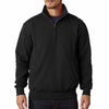 Champion Men's Black Adult Double Dry Eco Quarter-Zip Pullover Fleece