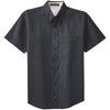 au-s508-port-authority-charcoal-ss-shirt