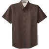 au-s508-port-authority-brown-ss-shirt