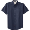 au-s508-port-authority-navy-ss-shirt