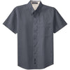au-s508-port-authority-grey-ss-shirt