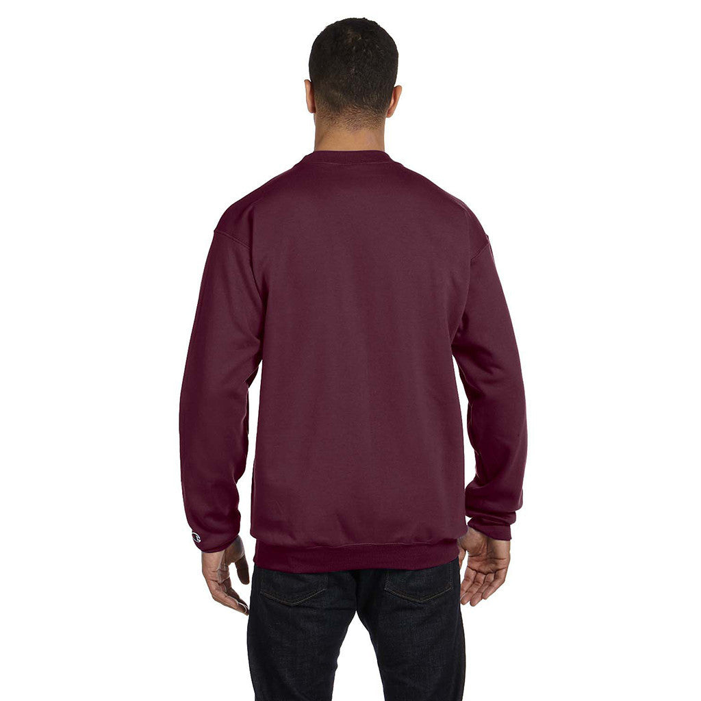 Champion Men's Maroon Crewneck Sweatshirt
