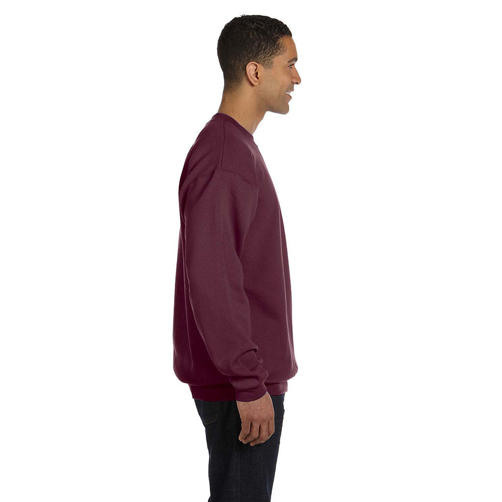 Champion Men's Maroon Crewneck Sweatshirt