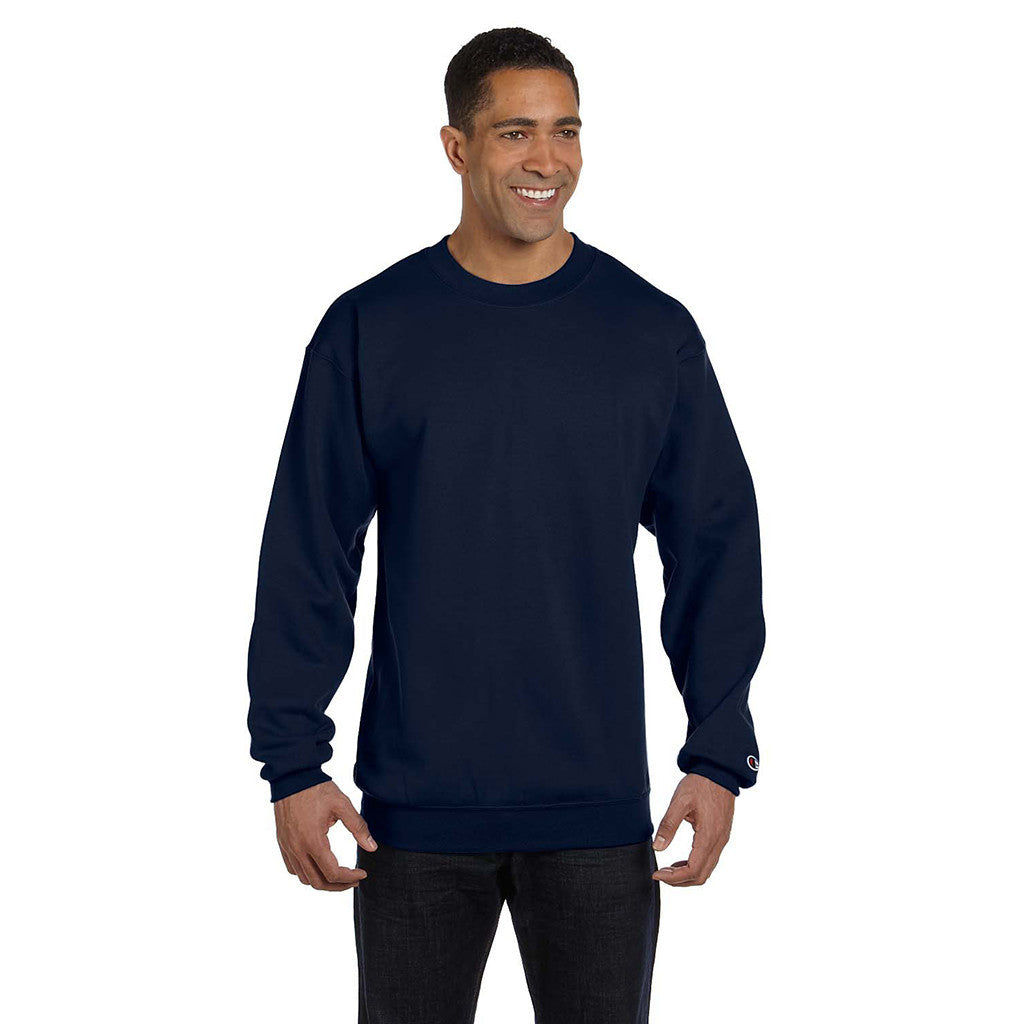 Champion Men's Navy Crewneck Sweatshirt
