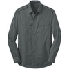 au-s649-port-authority-grey-twill-shirt