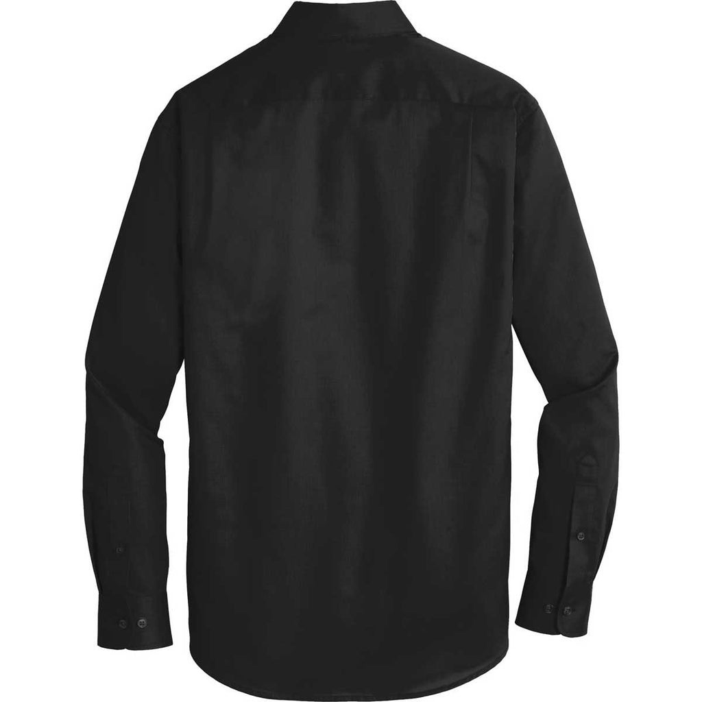 Port Authority Men's Black SuperPro Twill Shirt