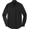 au-s663-port-authority-black-twill-shirt